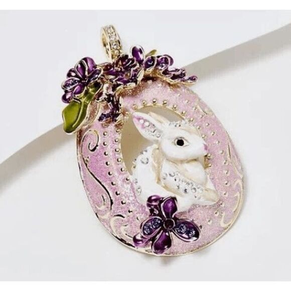 Kirks Folly Bunny Kisses Magic Magnetic Enhancer Pendant - Picture 1 of 4